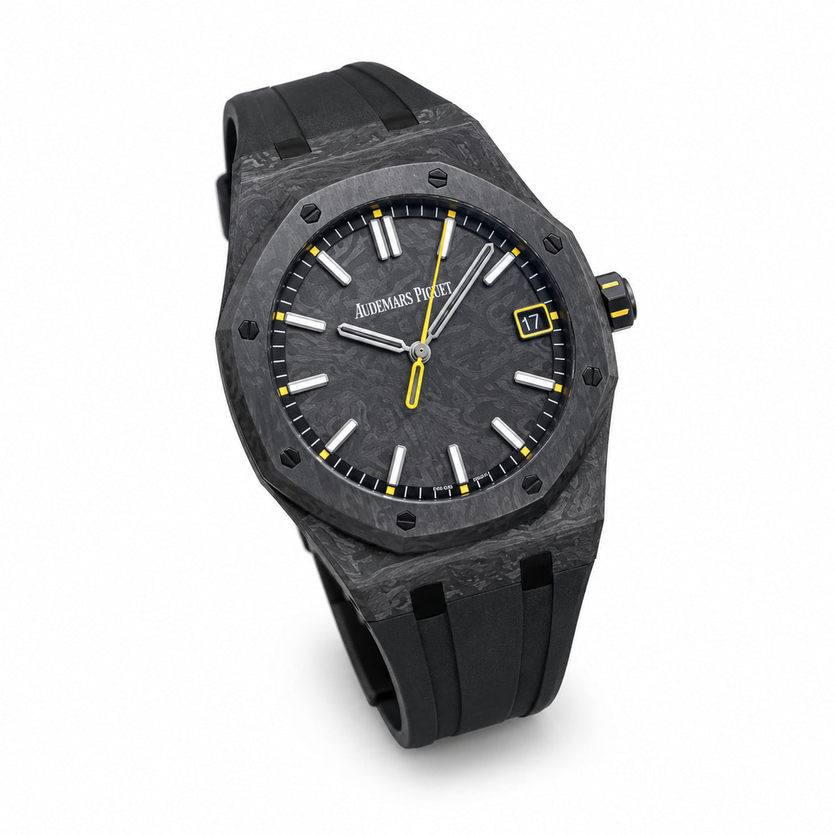 Audemars Piguet Royal Oak Selfwinding 41mm – Forged Carbon Yellow Accents