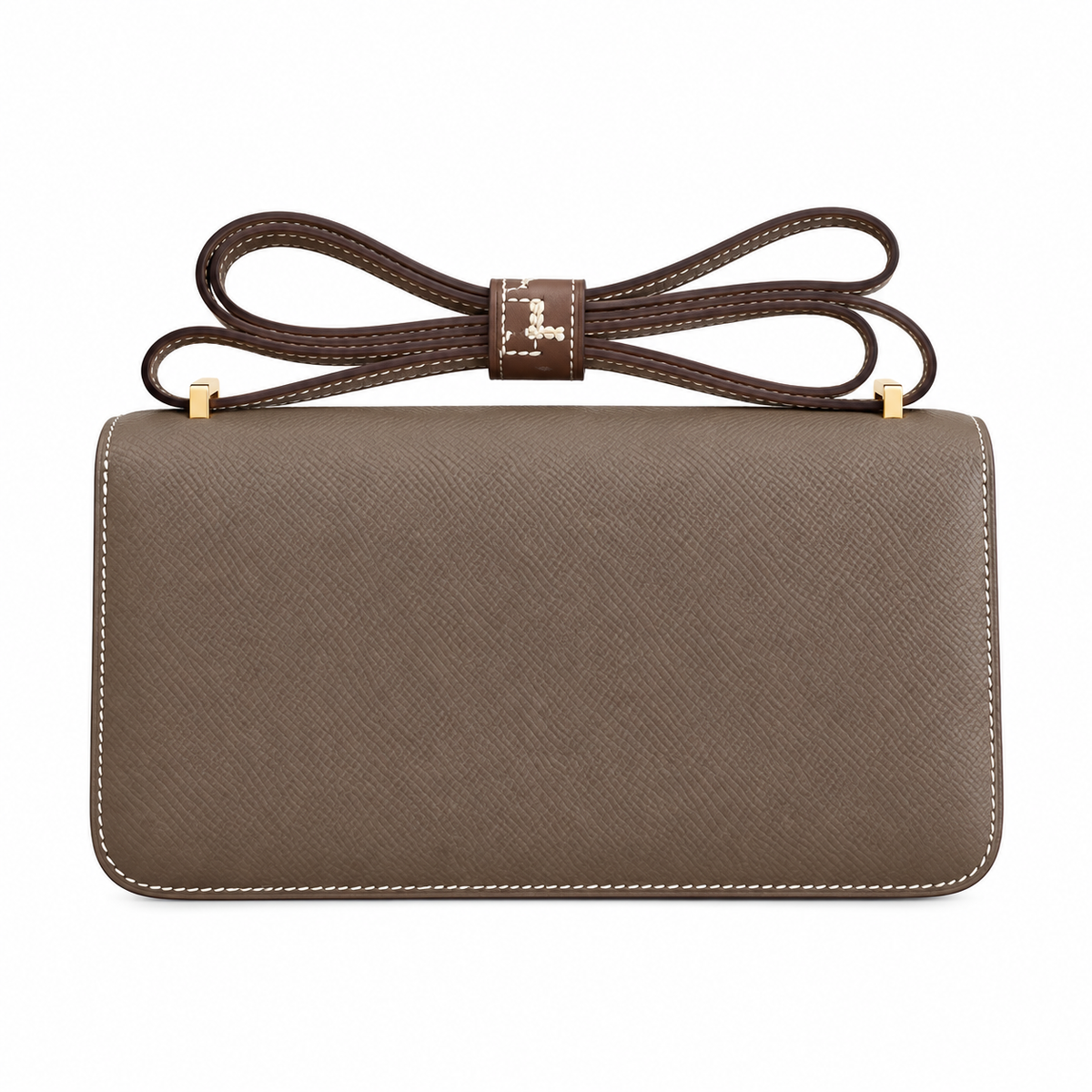 Hermès Lindy 26cm Crossbody Bag – Elephant Grey & Gold | Understated Luxury